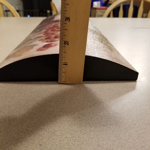 Silver Coast Winery cabernet wine decor piece artist signed Carol Robinson - Picture 8 of 8